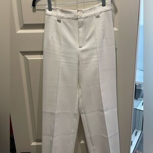 Zara Francois’s trouser pants in white